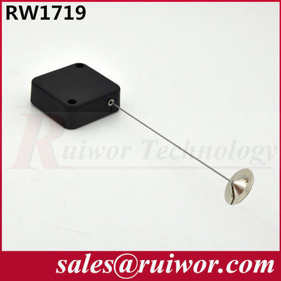 Chine RUIWOR RW1719 boîte anti-vol carré avec 22 mm métal rond visqueux plaque fin fournisseur