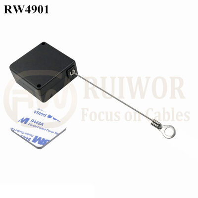 RW4901 Square Ratcheting Retractable Tether Plus Pause Function With Ring Terminal Inner Hole 3mm 4mm 5mm For Option