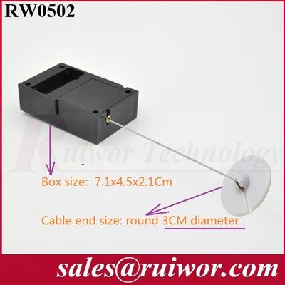 RUIWOR RW0502 Lien de sécurité cuboïde avec extrémité de plaque adhésive ABS fournisseur