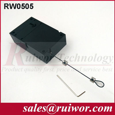 RUIWOR RW0505 Cuboid Recoiler anti-vol avec fin de lasso réglable fournisseur
