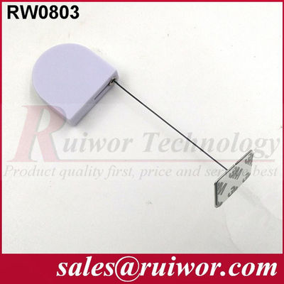 RUIWOR RW0803 Mini rétracteur de câble en forme de D avec extrémité en plaque de métal caoutchouc fournisseur