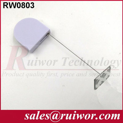 RUIWOR RW0803 Mini rétracteur de câble en forme de D avec extrémité en plaque de métal caoutchouc fournisseur