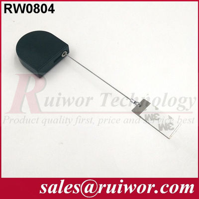 RUIWOR RW0804 Mini-recoiler anti-vol en forme de D avec une extrémité d'étiquette de chien collante fournisseur