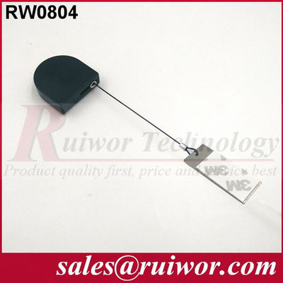 RUIWOR RW0804 Mini-recoiler anti-vol en forme de D avec une extrémité d'étiquette de chien collante fournisseur