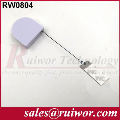 RUIWOR RW0804 Mini-recoiler anti-vol en forme de D avec une extrémité d'étiquette de chien collante fournisseur