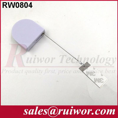 RUIWOR RW0804 Mini-recoiler anti-vol en forme de D avec une extrémité d'étiquette de chien collante fournisseur