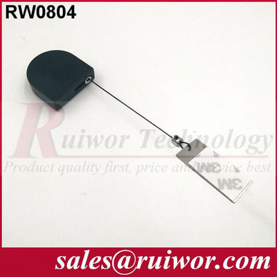 RUIWOR RW0804 Mini-recoiler anti-vol en forme de D avec une extrémité d'étiquette de chien collante fournisseur