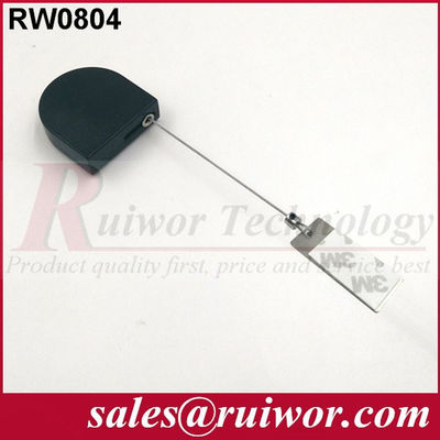 RUIWOR RW0804 Mini-recoiler anti-vol en forme de D avec une extrémité d'étiquette de chien collante fournisseur