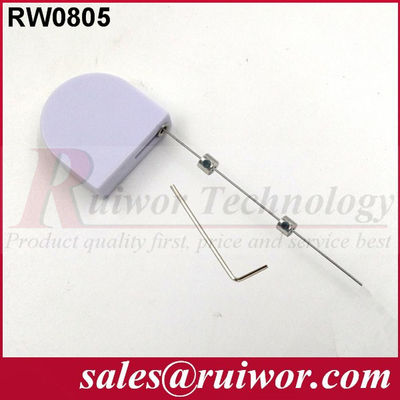 RUIWOR RW0805 Mini attache rétractable en forme de D avec extrémité réglable de laso fournisseur