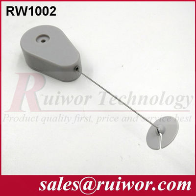 RUIWOR RW1002 Rétracteur de câble en forme de goutte avec extrémité de plaque ABS adhésive fournisseur
