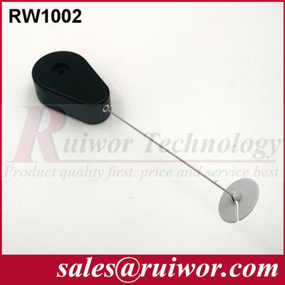 RUIWOR RW1002 Rétracteur de câble en forme de goutte avec extrémité de plaque ABS adhésive fournisseur