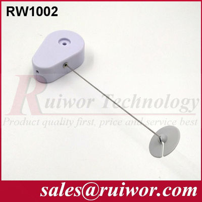RUIWOR RW1002 Rétracteur de câble en forme de goutte avec extrémité de plaque ABS adhésive fournisseur
