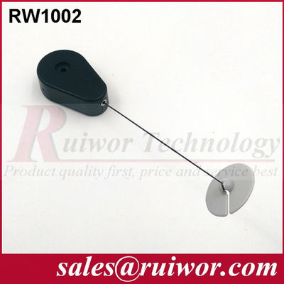 RUIWOR RW1002 Rétracteur de câble en forme de goutte avec extrémité de plaque ABS adhésive fournisseur
