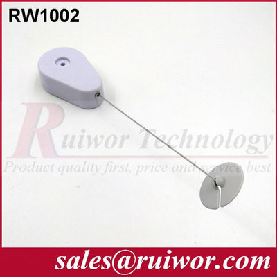 RUIWOR RW1002 Rétracteur de câble en forme de goutte avec extrémité de plaque ABS adhésive fournisseur