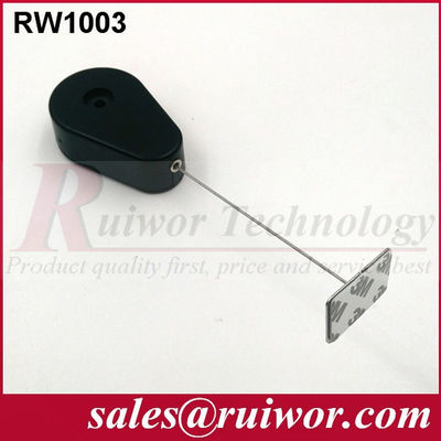 RUIWOR RW1003 Enroulement anti-vol en forme de goutte à goutte avec extrémité de plaque métallique collante fournisseur