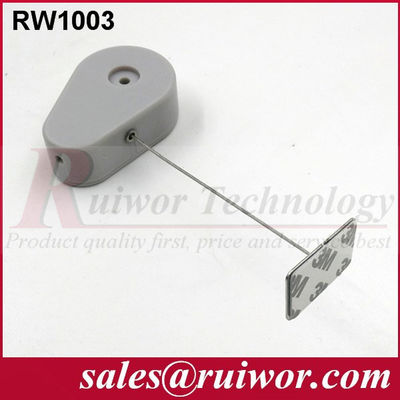 RUIWOR RW1003 Enroulement anti-vol en forme de goutte à goutte avec extrémité de plaque métallique collante fournisseur