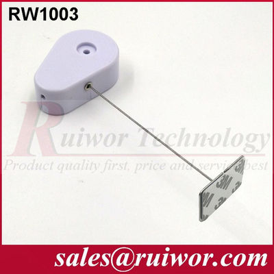 RUIWOR RW1003 Enroulement anti-vol en forme de goutte à goutte avec extrémité de plaque métallique collante fournisseur