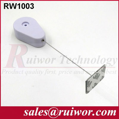 RUIWOR RW1003 Enroulement anti-vol en forme de goutte à goutte avec extrémité de plaque métallique collante fournisseur
