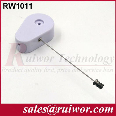 RUIWOR RW1011 Tether rétractable en forme de goutte à goutte avec extrémité de vis à tête plate fournisseur