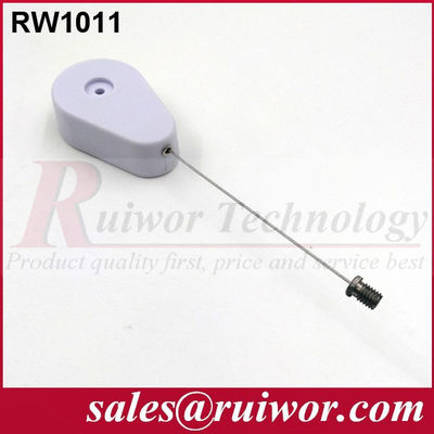 RUIWOR RW1011 Tether rétractable en forme de goutte à goutte avec extrémité de vis à tête plate fournisseur