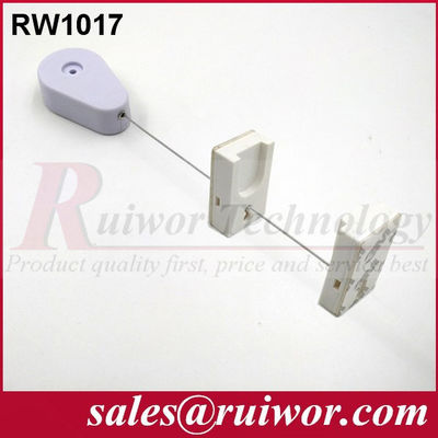 RUIWOR RW1017 Rétracteur de câble en forme de goutte avec extrémité du support d'affichage magnétique caoutchouteux fournisseur