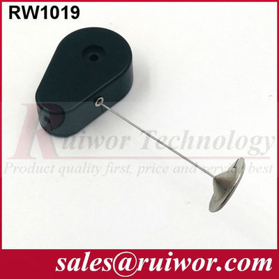 RUIWOR RW1019 Recoiler anti-vol en forme de goutte à goutte avec une plaque d'adhérence ronde métallique de 22 mm fournisseur