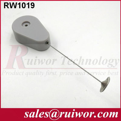 RUIWOR RW1019 Recoiler anti-vol en forme de goutte à goutte avec une plaque d'adhérence ronde métallique de 22 mm fournisseur
