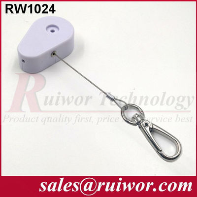 RUIWOR RW1024 Tether rétractable en forme de goutte à goutte avec extrémité de crochet fournisseur