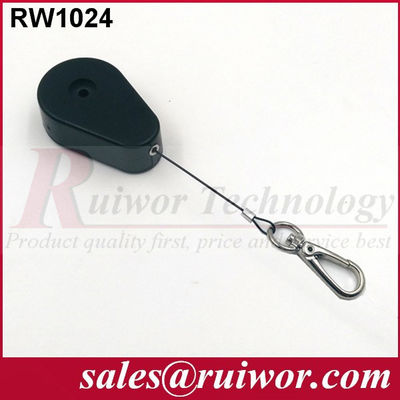 RUIWOR RW1024 Tether rétractable en forme de goutte à goutte avec extrémité de crochet fournisseur