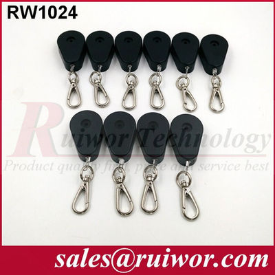 RUIWOR RW1024 Tether rétractable en forme de goutte à goutte avec extrémité de crochet fournisseur