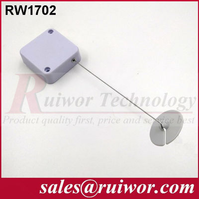 RUIWOR RW1702 Retracteur à câble carré avec extrémité de plaque adhésive ABS fournisseur