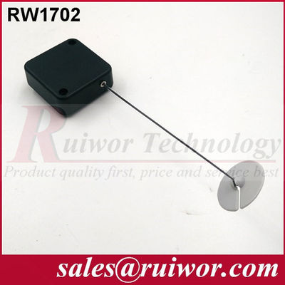 RUIWOR RW1702 Retracteur à câble carré avec extrémité de plaque adhésive ABS fournisseur