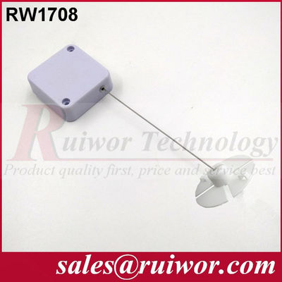 RUIWOR RW1708 Recoiler anti-vol carré avec bornes en plaque ABS en caoutchouc fournisseur