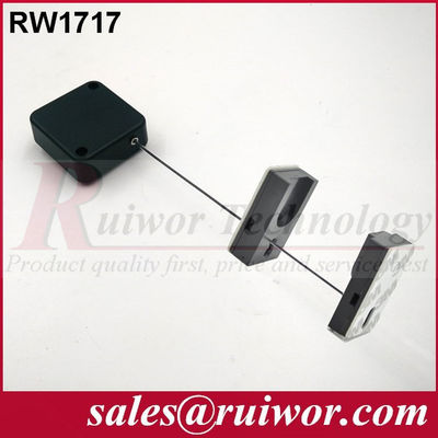 RUIWOR RW1717 Tether rétractable carré avec extrémité du support d'affichage magnétique adhésif fournisseur