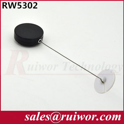 RUIWOR RW5302 Rétracteur à câble rond avec extrémité de plaque adhésive ABS fournisseur
