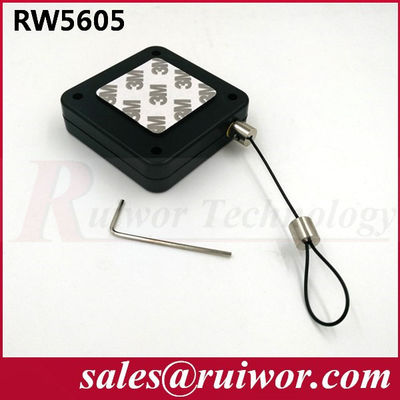 RUIWOR RW5605 Carré Tether de sécurité polyvalent Forces de rétraction MAX 2.5LB/ longueur du câble MAX 400CM fournisseur