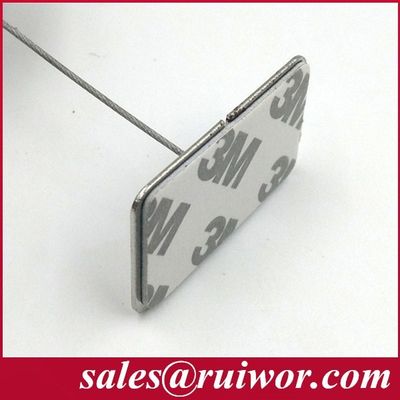 RUIWOR RW0003 Travail de plaque métallique adhésive avec boîte anti-vol / attache de sécurité rétractable / enroulement de câble sécurisé fournisseur