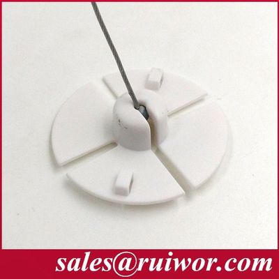 RUIWOR RW0008 Plaque adhésive flexible ABS avec boîte anti-vol / attache de sécurité rétractable / enroulement de câble fournisseur