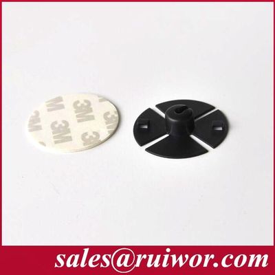 RUIWOR RW0008 Plaque adhésive flexible ABS avec boîte anti-vol / attache de sécurité rétractable / enroulement de câble fournisseur
