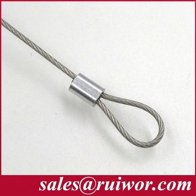 RUIWOR RW0009 Taille personnalisable Travail de bout de boucle avec boîte anti-vol / attache de sécurité rétractable / rétracteur de câble fournisseur