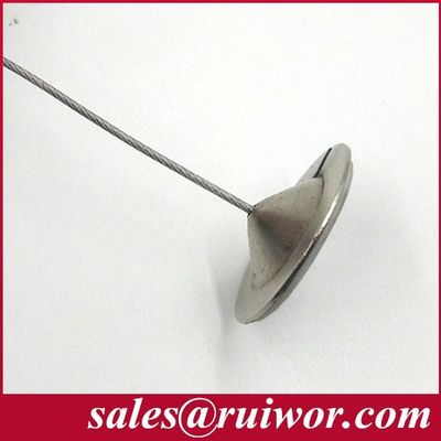 RUIWOR RW0019 Travail de plaque métallique circulaire adhésive avec boîte anti-vol / attache de sécurité rétractable / enroulement de câble fournisseur