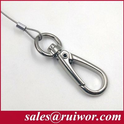 RUIWOR RW0024 Cable à crochets à clef Fin de travail avec boîte anti-vol / attache de sécurité rétractable / rétracteur de câble sécurisé fournisseur
