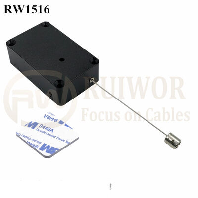 RW1516 Cuboid Multifunctional Retractable Cable With Side Hole Hardwar Cable End Used For Product Positioning