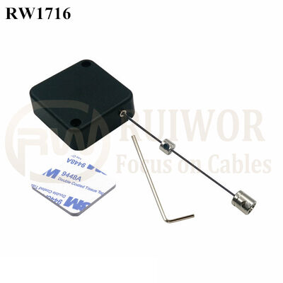 RW1716 Square Security Tether Plus Side Hole Hardwar