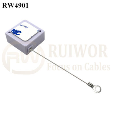 RW4901 Square Ratcheting Retractable Tether Plus Pause Function With Ring Terminal Inner Hole 3mm 4mm 5mm For Option