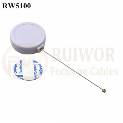 RW5100 Round Mini Anti Lost Recoiler Work With Wire Connectors For Various Products Positioning Display