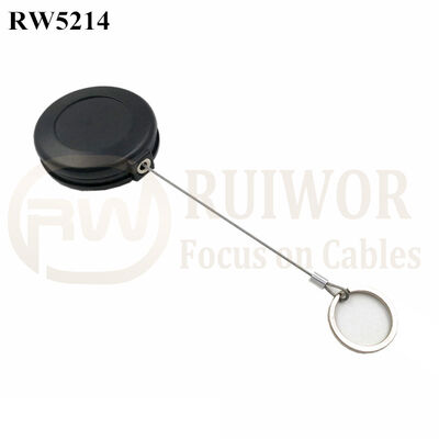 RW5214 Round Anti Theft Retractor Plus With Demountable Key Ring