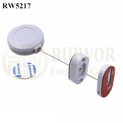 RW5217 Round Anti Theft Retractor Plus Magnetic Clasps Cable Holder