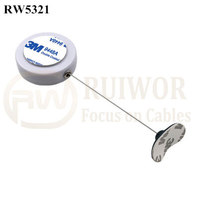 RW5321 Round Security Display Tether Plus 33X19MM Oval Sticky Flexible Rubber Tips