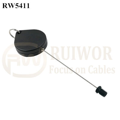 RW5411 Heart-Shaped Security Pull Box Plus M6x8MM /M8x8MM Or Customized Flat Head Screw Cable End